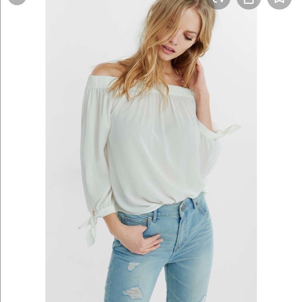Express off the shoulder blouse